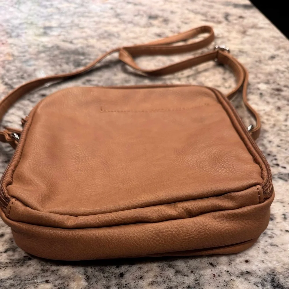 MultiSac Tan Crossbody Bag NWOT